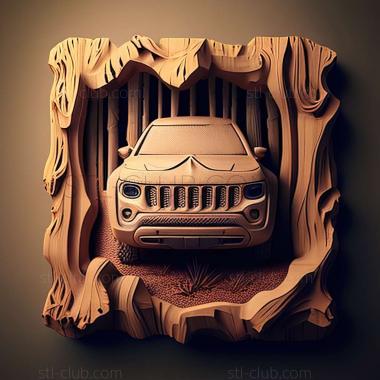 3D модель Jeep Compass (STL)